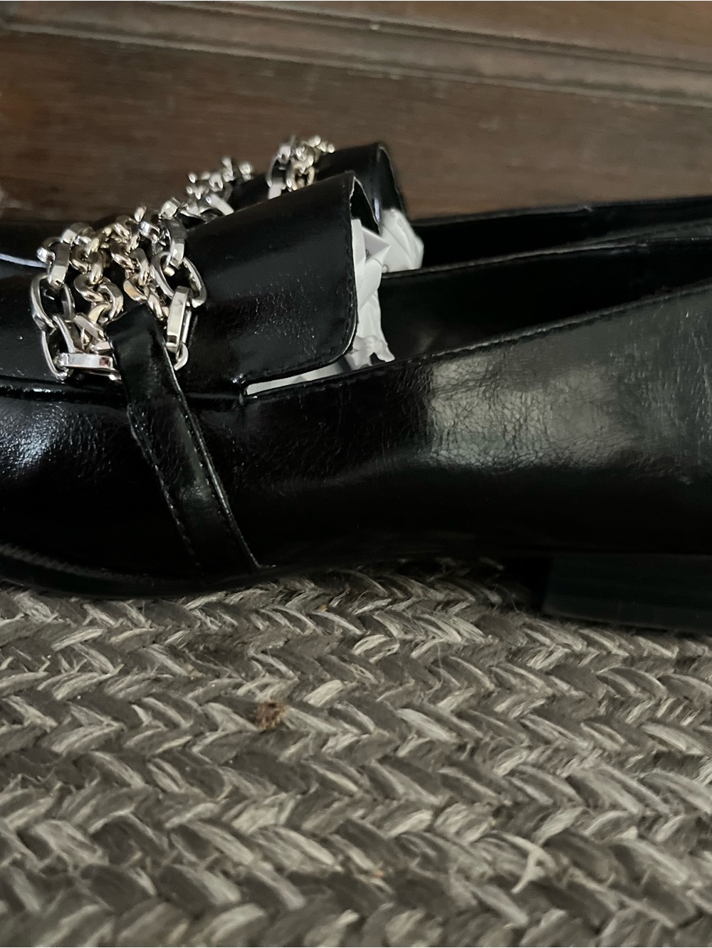 Zara Multi Chain Detail Loafers 38 - Picture 4 of 9